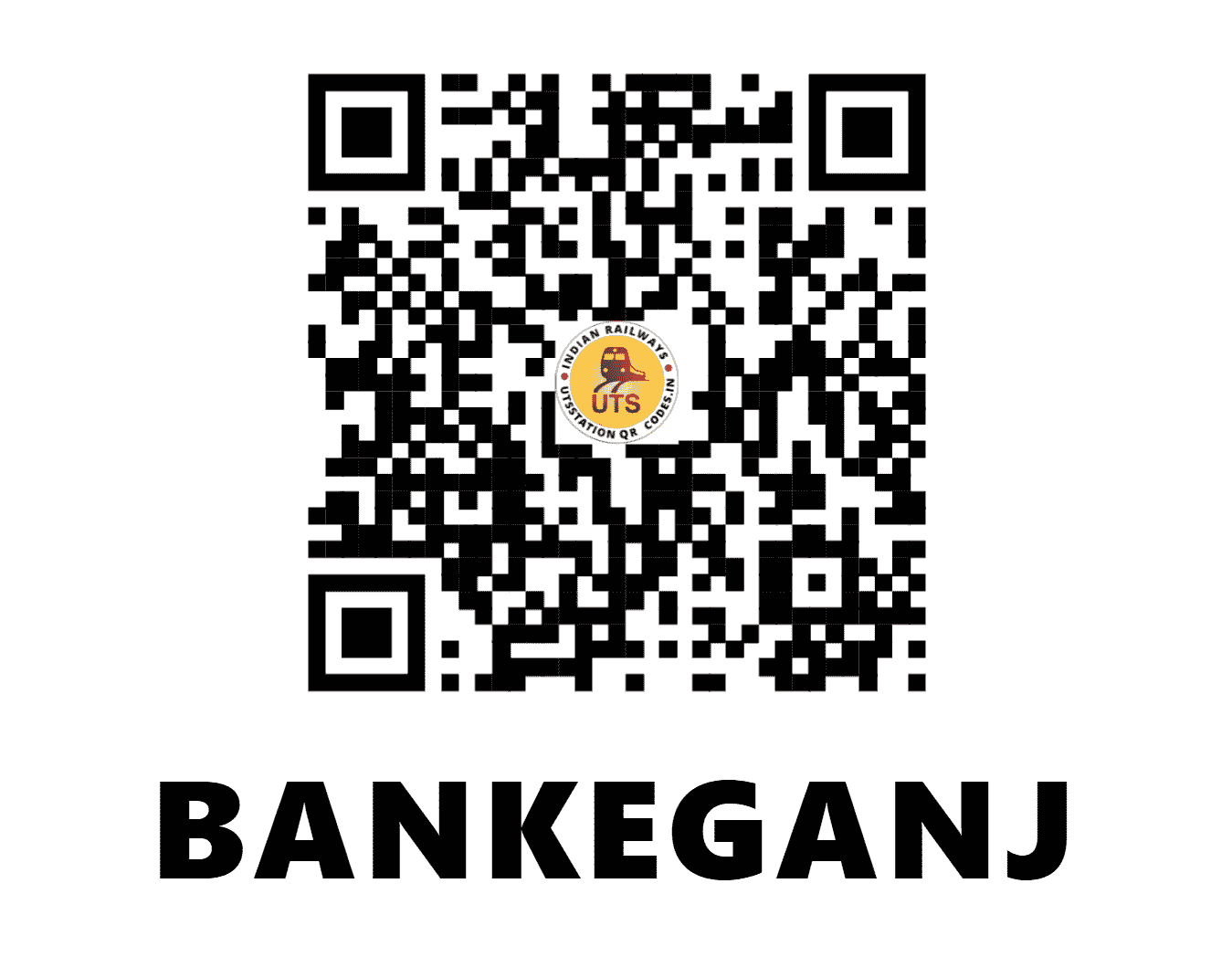 UTS QR Code for BANKEGANJ - BNKJ (NE - UTTAR PRADESH)